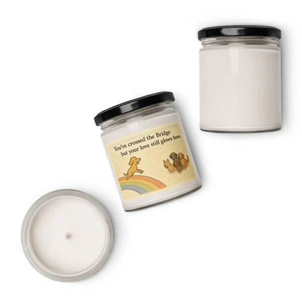 Rainbow Bridge Memorial Candle – A Heartfelt Tribute to Your Beloved Pet - Image 5