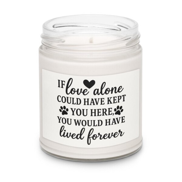 If Love Alone - Memorial Candle - Image 3