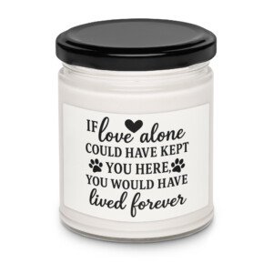 If Love Alone - Memorial Candle