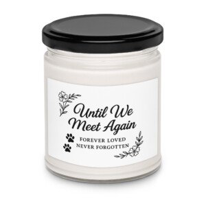 Until We Meet Again - Memorial Candle