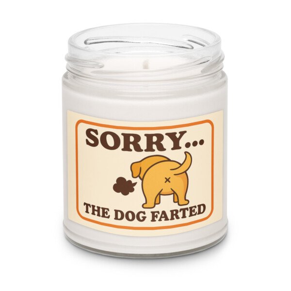 Sorry... The Dog Farted Scented Candle – A Quirky and Calming Gift - Image 28