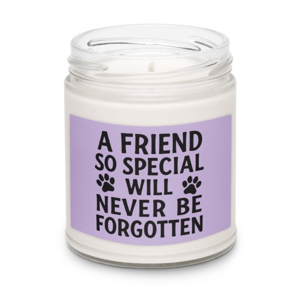 Special Friend Memorial Candle - Image 2