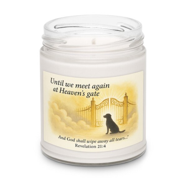 Until We Meet Again - Memorial Candle - Image 2