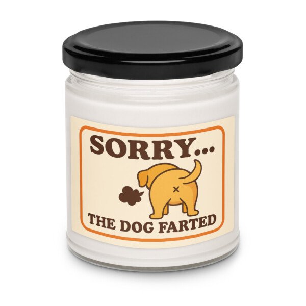 Sorry... The Dog Farted Scented Candle – A Quirky and Calming Gift - Image 22