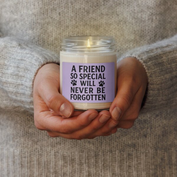 Special Friend Memorial Candle - Image 3