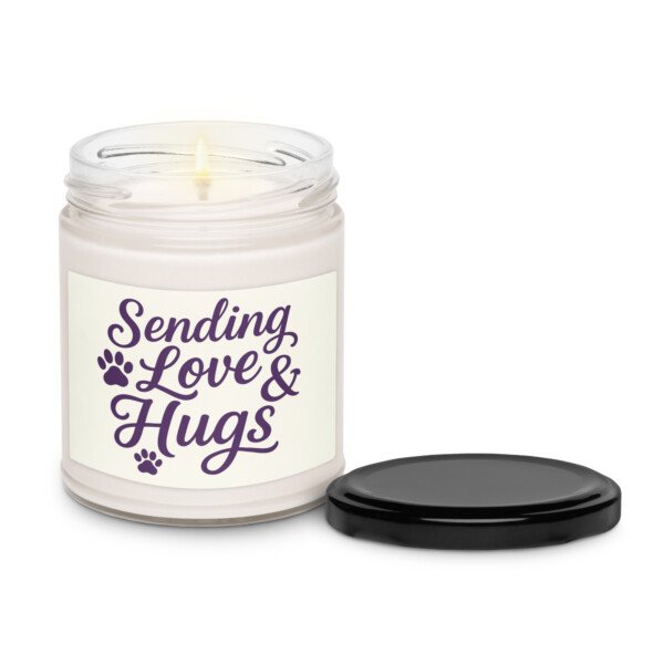 Sending Love & Hugs - Candle - Image 6