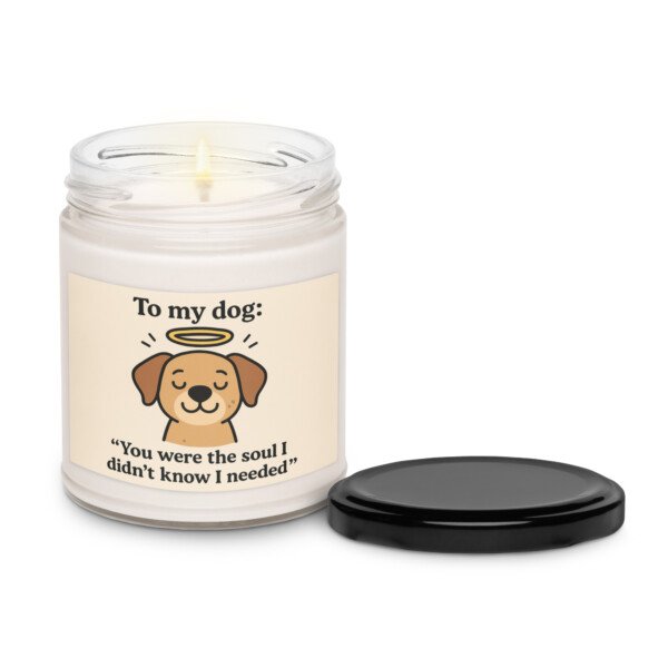 "To My Dog" Memorial Candle - Image 6