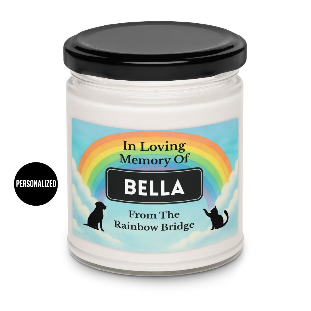 Personalized Rainbow Bridge Candle